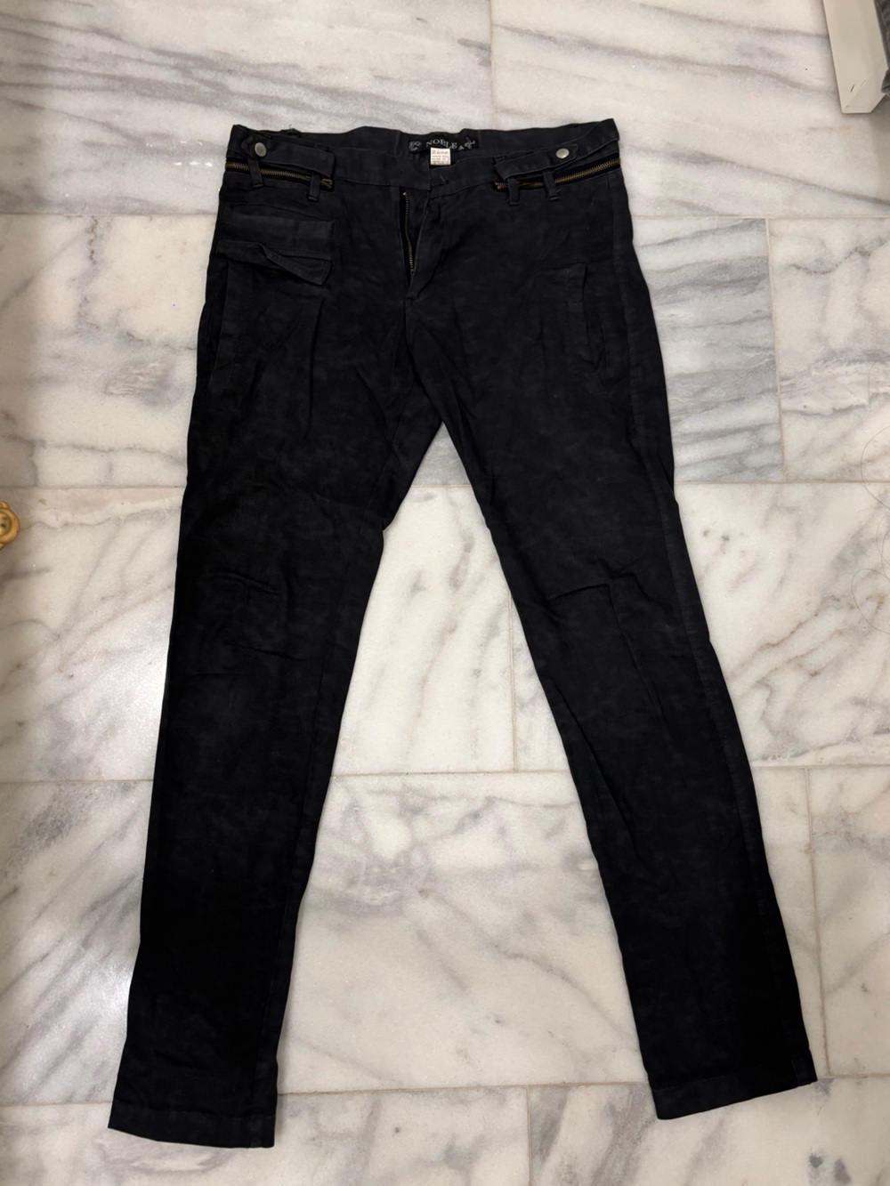 Men's Black Slim Fit Pants